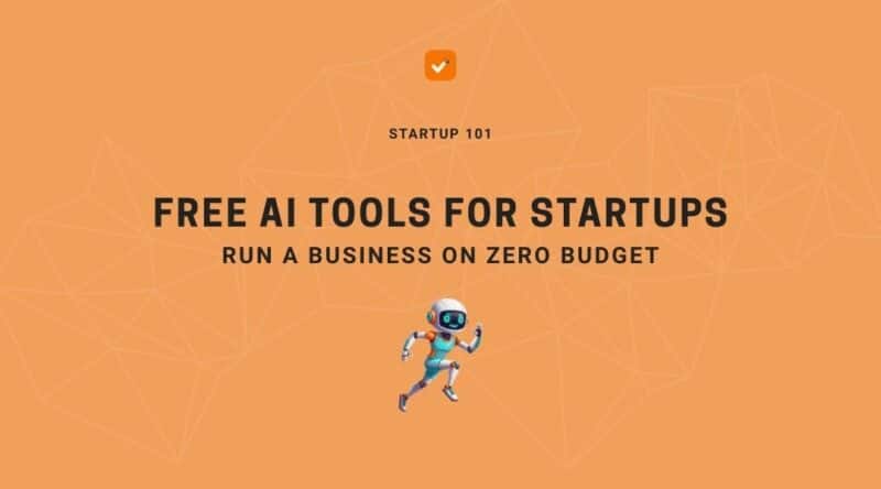 Free AI Tools for Startups Blog Banner